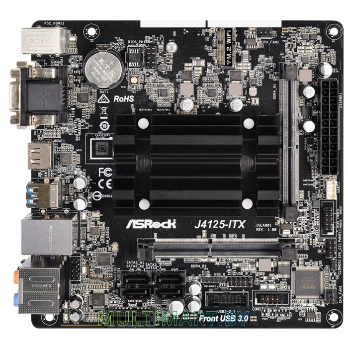 Материнская плата ASRock J4125-ITX